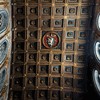 Church of San Marco, coffer ceiling with the coat of arms of Pope Paul II