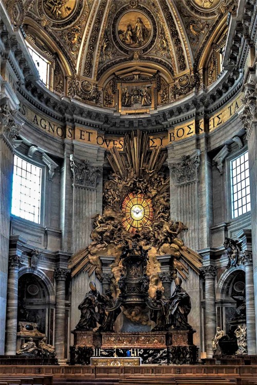Pomnik nagrobny papieża Pawła III (po lewej stronie ołtarza), bazylika San Pietro in Vaticano