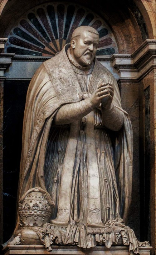 Posąg papieża Pawła V, Cappella Paolina, bazylika Santa Maria Maggiore