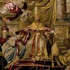 Papież Paweł V wynoszący Maffeo Barberiniego do rangi kardynała, Manufaktura Barberinich, Musei Vaticani