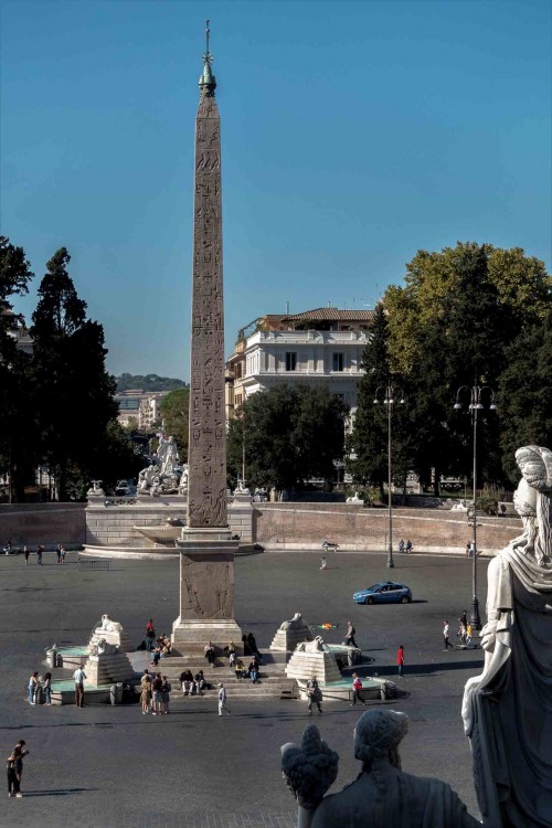 Piazza del Popolo, obelisk Flaminio
