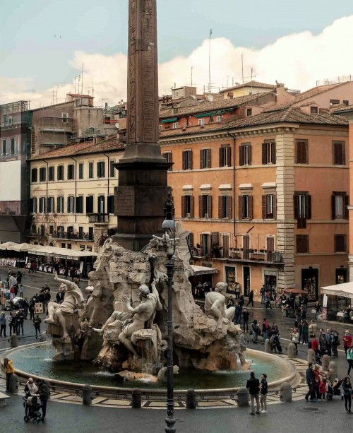Fountain of  Four Rivers (Fontana dei Quattro Fiumi), Gian Lorenzo Bernini