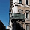 Balcony in Palazzo Bonaparte at the end of via del Corso