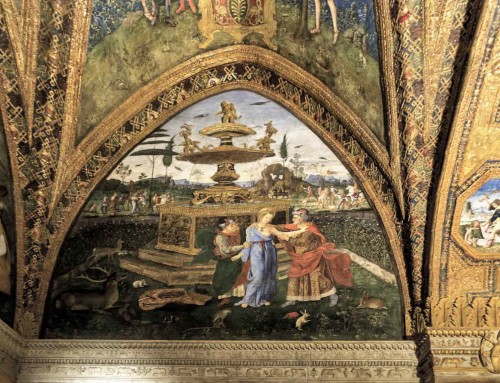 Pinturicchio, Susanna and the Elders, apartments of Pope Alexander VI (Sala dei Santi), Apostolic Palace