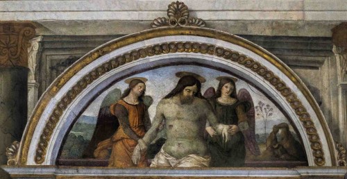 Workshop of Pinturicchio, Pieta, Basilica of Santa Maria del Popolo