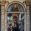 Pinturicchio, Madonna z Dzieciątkiem w otoczeniu świętych, Cappella Basso della Rovere, kościół Santa Maria del Popolo