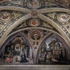 Pinturicchio, The Annunciation and the Adoration of the Shepherds, apartments of Pope Alexander VI (Sala dei Misteri), Apostolic Palace