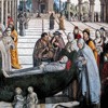 Pinturicchio, Śmierć św. Bernarda ze Sieny, Cappella Bufalini, kościół Santa Maria in Aracoeli