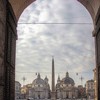Porta del Popolo, view of Piazza del Popolo