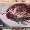 Michał Anioł, Stworzenie Adama, fresk na sklepieniu kaplicy Sykstyńskiej, zdj. Wikipedia