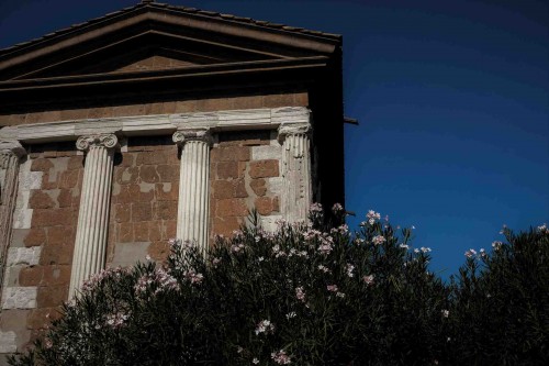 The Temple of Portunus, rear of the temple