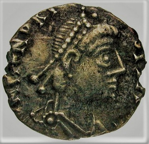 Coin with the image of Genseric, pic. Wikipedia