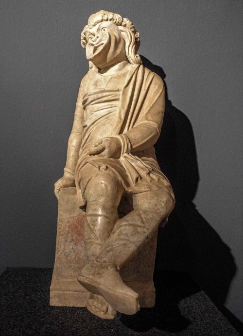 Posążek przedstawiający rzymskiego aktora, Musei Vaticani