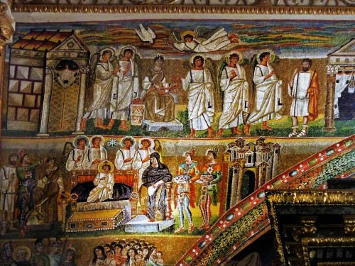 Basilica of Santa Maria Maggiore, mosaic in the triumphal arch