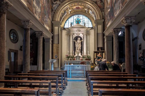 Interior of the Church of Santa Bibiana
