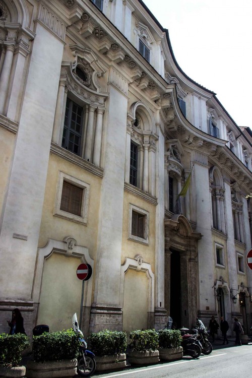 Francesco Borromini, façade of Palazzo Propaganda Fide