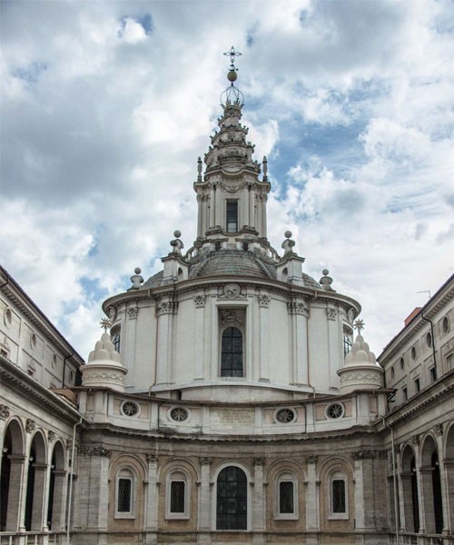 Francesco Borromini, kościół Sant'Ivo alla Sapienza