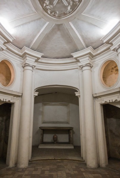 Borromini Francesco, crypt below the altar in the Basilica of San Giovanni dei Fiorentini