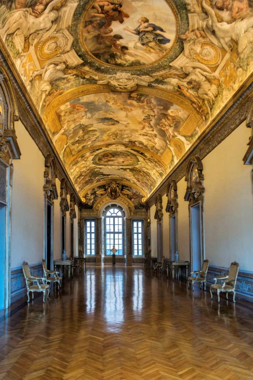 Francesco Borromini, Palazzo Pamphilj - Galleria Serliana, Piazza Navona