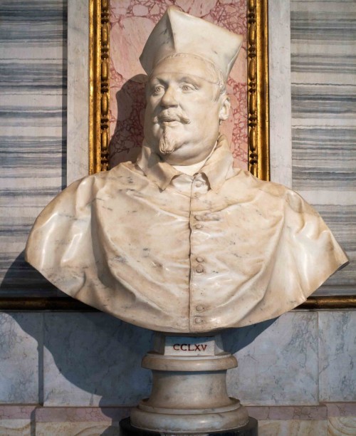 Gian Lorenzo Bernini, bust of Cardinal Scipione Borghese, Galleria Borghese