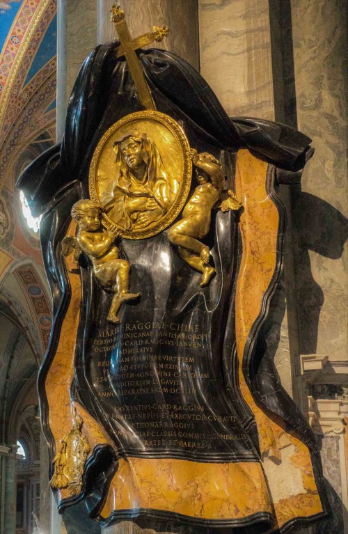 Gian Lorenzo Bernini, memorial to Maria Raggi, Basilica Santa Maria sopra Minerva
