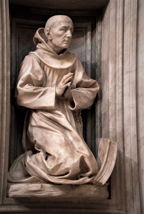 Antonio Raggi, statue of St. Bernard of Siena in the Chigi Chapel, Basilica of Santa Maria della Pace