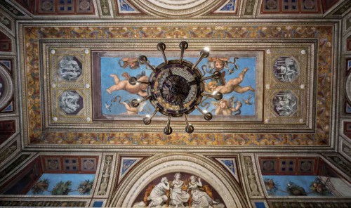 Villa Farnesina, corridor, vault decorations