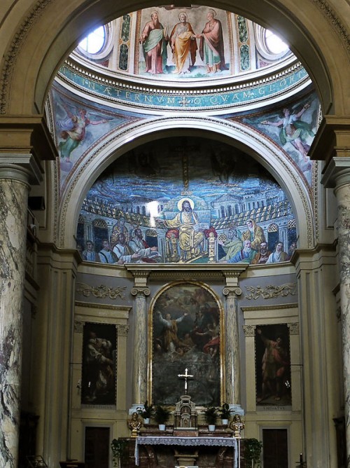 Basilica of Santa Pudenziana, view of the apse