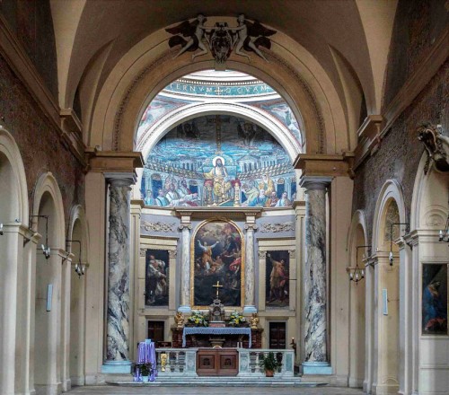 Santa Pudenziana, wnętrze bazyliki