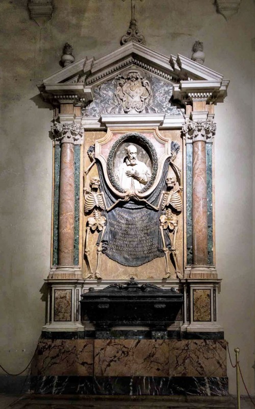 Basilica of San Pietro in Vincoli, tombstone of Cardinal Mariano P. Vecchiarelli