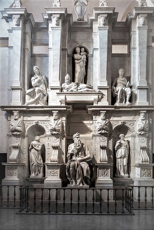 Basilica of San Pietro in Vincoli, funerary monument of Pope Julius II, Michelangelo