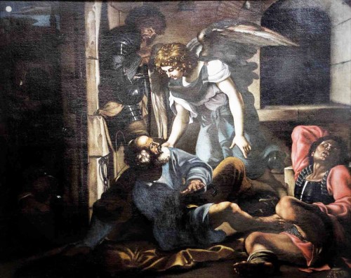 San Pietro in Vincoli, Uwolnienie św. Piotra, Domenichino