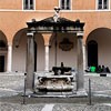Courtyard and well of the former monastery of the Basilica of San Pietro in Vincoli