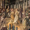 Basiica of San Pietro in Vincoli, apse paintings - Empress Licinia Eudoxia Giving the Chains of St. Peter to Pope Leo I, Jacopo Coppi
