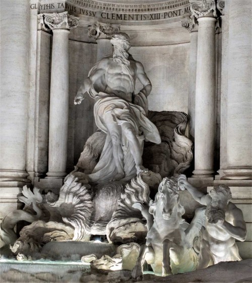 Pietro Bracci, Fontana di Trevi, Oceanus