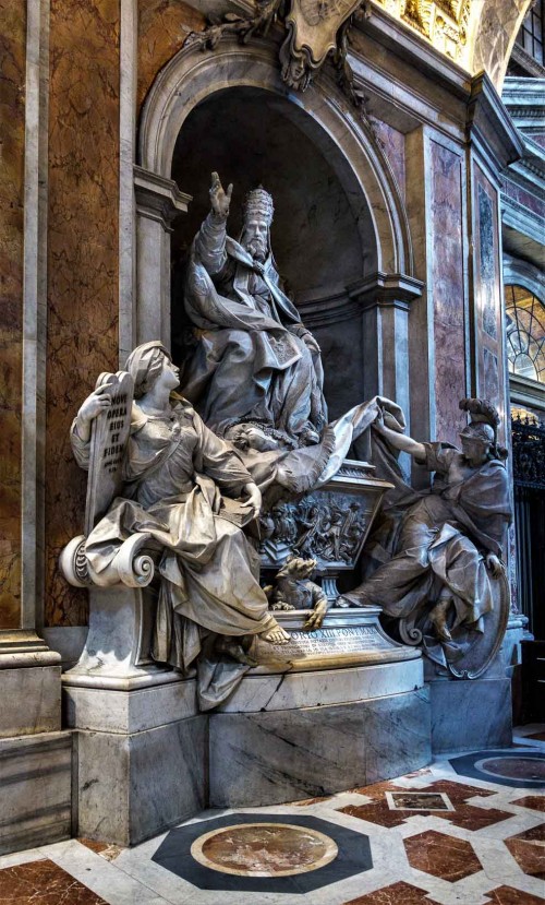 Camillo Rusconi, funerary monument of Pope Gregory XIII, Basilica of San Pietro in Vaticano