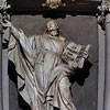Camillo Rusconi, posąg św. Ignacego Loyoli, kościół Sant'Ignazio, gipsowy odlew oryginału znajdującego się w bazylice San Pietro in Vaticano
