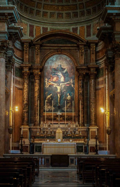Guido Reni, altar of the Holy Trinity, Church of Santissima Trinità dei Pellegrini