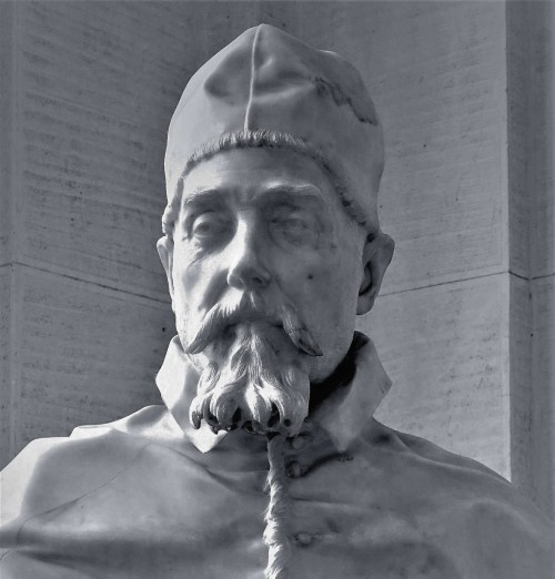 The bust of Pope Urbana VIII, Gian Lorenzo Bernini, Galleria Nazionale d'Arte Antica, Palazzo Barberini