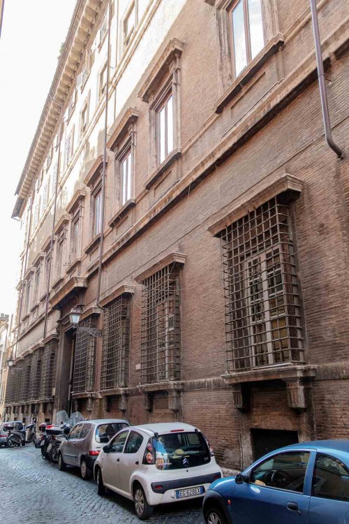 Palazzo Mattei di Giove, view of the palace façade