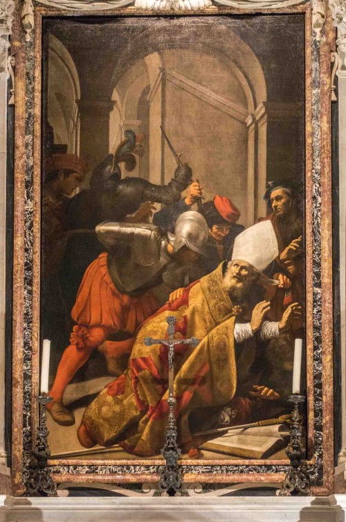 Carlo Saraceni, Męczeństwo św. Lamberta, kościół Santa Maria dell'Anima