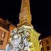 Fontana della Rotonda zwieńczona obeliskiem egipskim