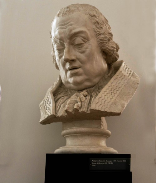 Antonio Canova, bust of Pope Clement XIII, plaster cast, 1786, Accademia Nazionale di San Luca