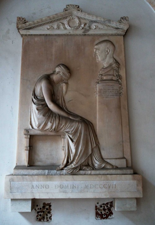 Antonio Canova, tombstone of Giovanni Volpato, Basilica of Santi Apostoli