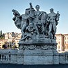 Ponte Vittorio Emanuele II - Triumf polityczny (Proklamacja zjednoczonych Włoch), Giovanni Nicolini