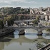 Ponte Vittorio Emanuele II widziany z zamku Świętego Anioła