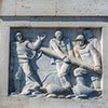 Ponte Duca d'Aosta, one of the bas-reliefs commemorating the deeds of Italian soldiers during World War I