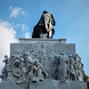 Statue of Giuseppe Mazzini, Young Italy striving for freedom, Ettore Ferrari