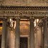 Panteon, otwarta więźba portyku świątyni