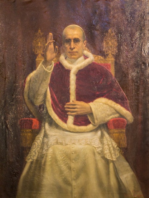 Pius XII, Pius XII, painting in the Basilica of Santa Maria sopra Minerva